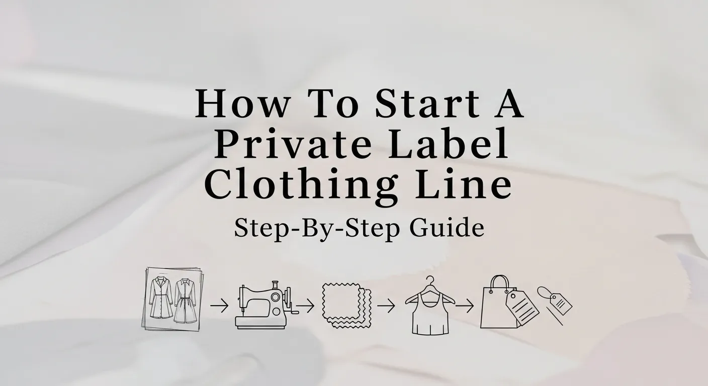 How To Start A Private Label Clothing Line Step-By-Step Guide
