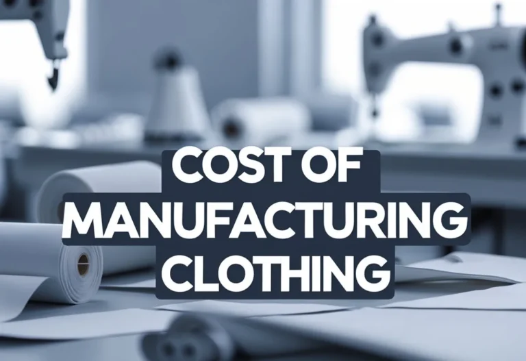 Cost Of Manufacturing Clothing