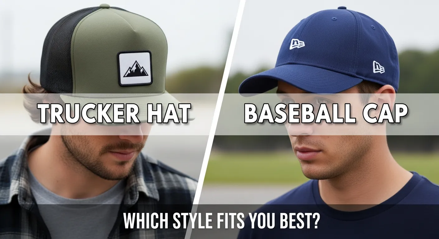 Trucker Hat vs Baseball Cap: Which Style Fits You Best?
