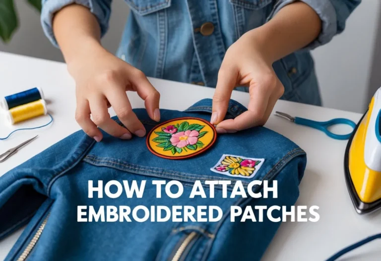 Master How to attach embroidered patches