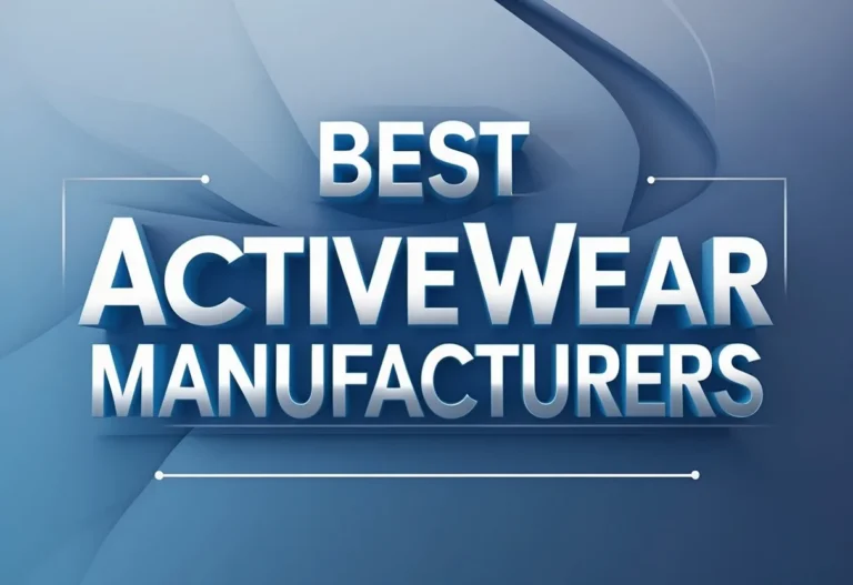 the best activewear manufacturers