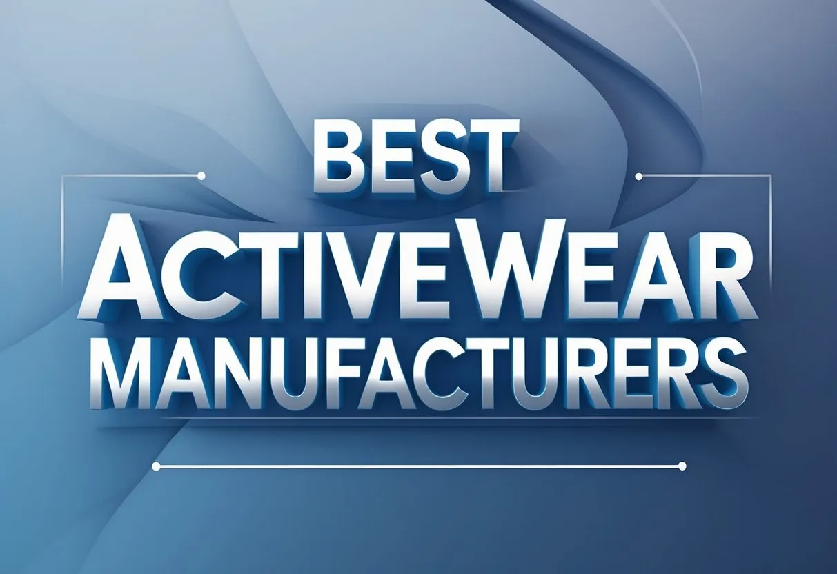 the best activewear manufacturers