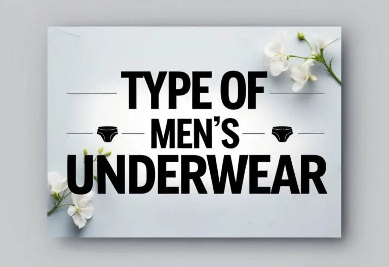 types of men underwear