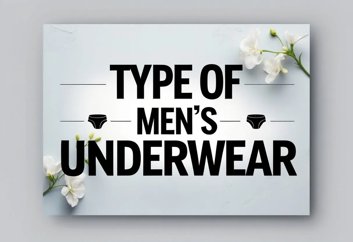 types of men underwear
