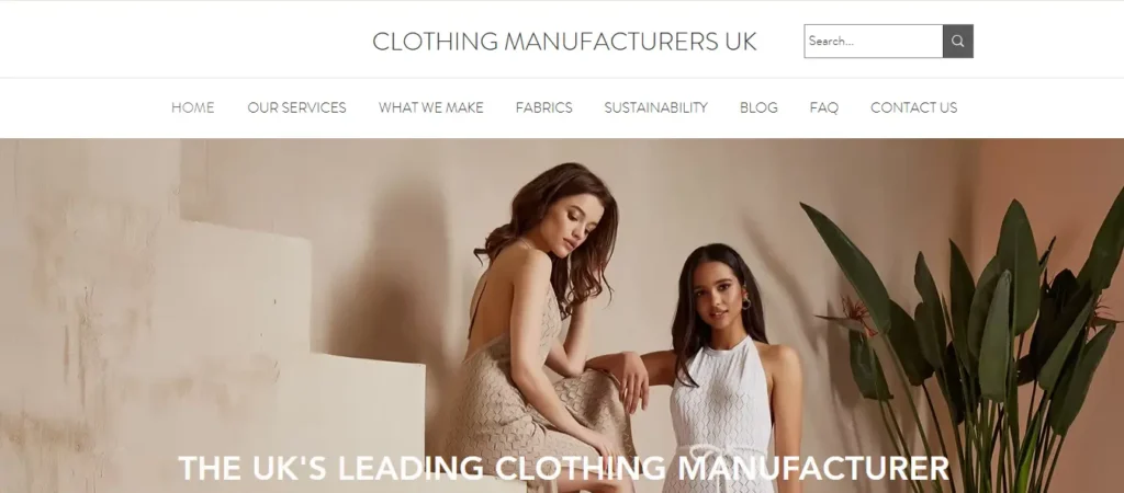 Clothing Manufacturers UK