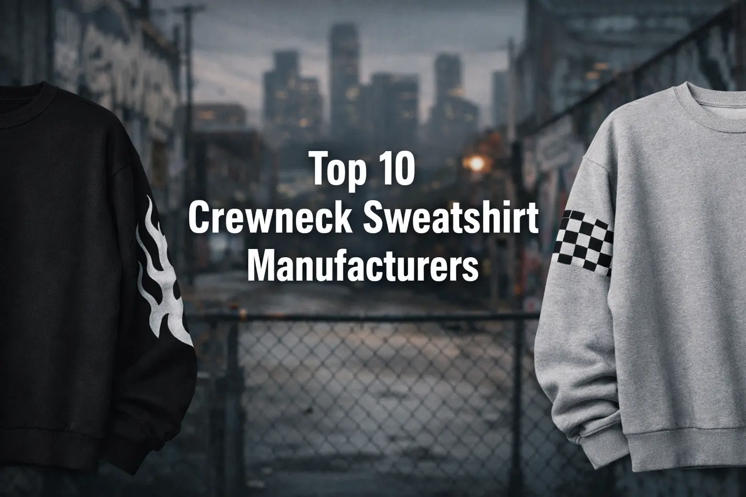 Crewneck Sweatshirt Manufacturers
