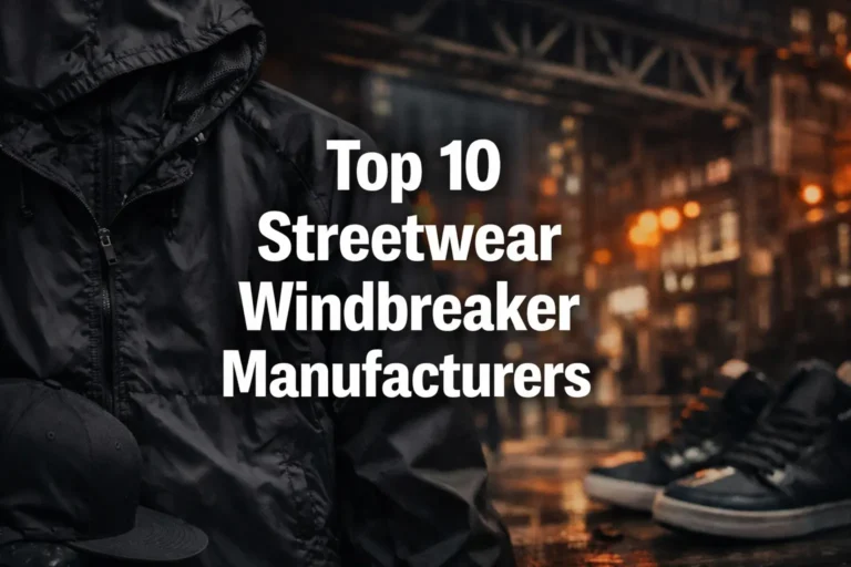 Streetwear Windbreaker Manufacturers