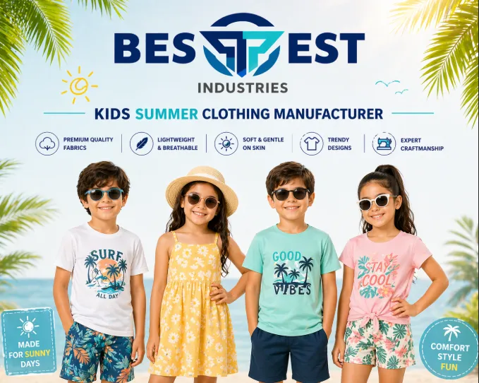 Bestest Industry Kids Summer Clothing Manufacturer