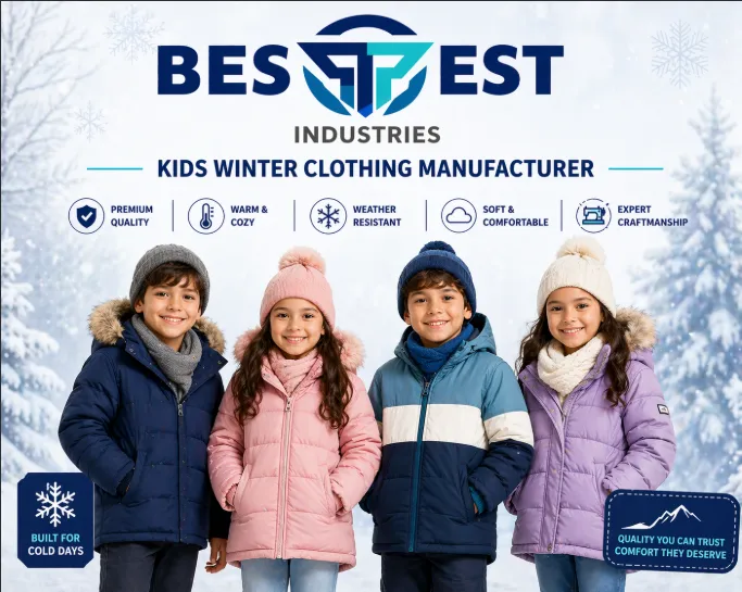 Bestest Industry Kids Winter Clothing Manufacturer