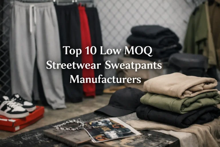 Low MOQ Streetwear Sweatpants Manufacturers